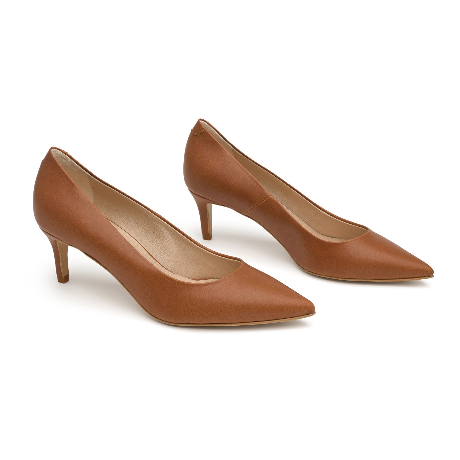 The Brown - vegan 50mm heels