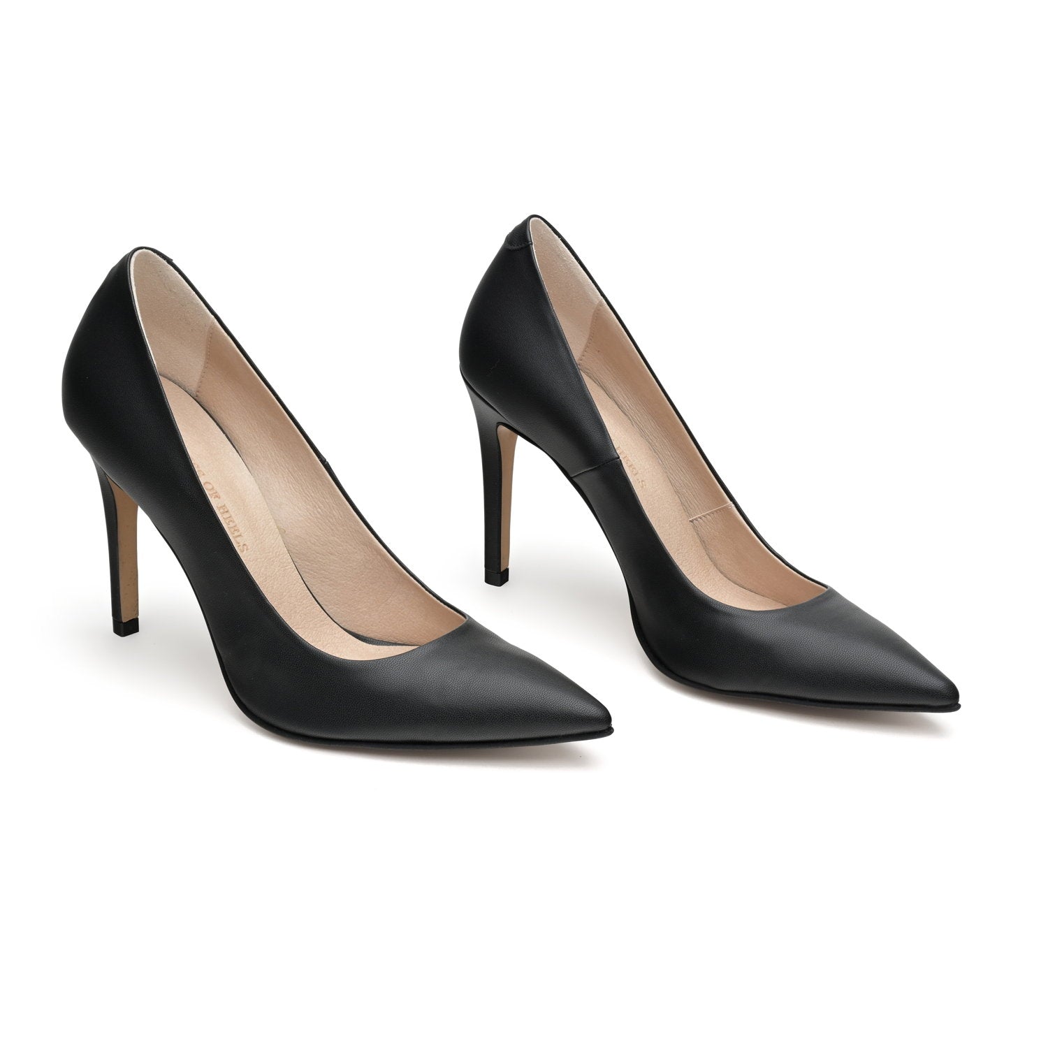 Vegan pumps zwart 100mm hak – Empress of Heels