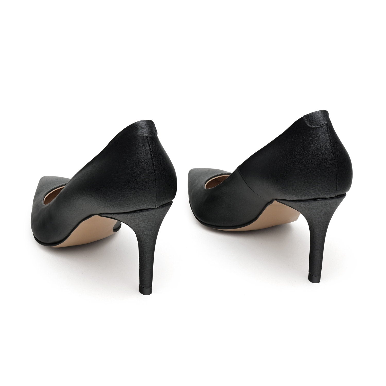 The Black - vegan 70mm heels