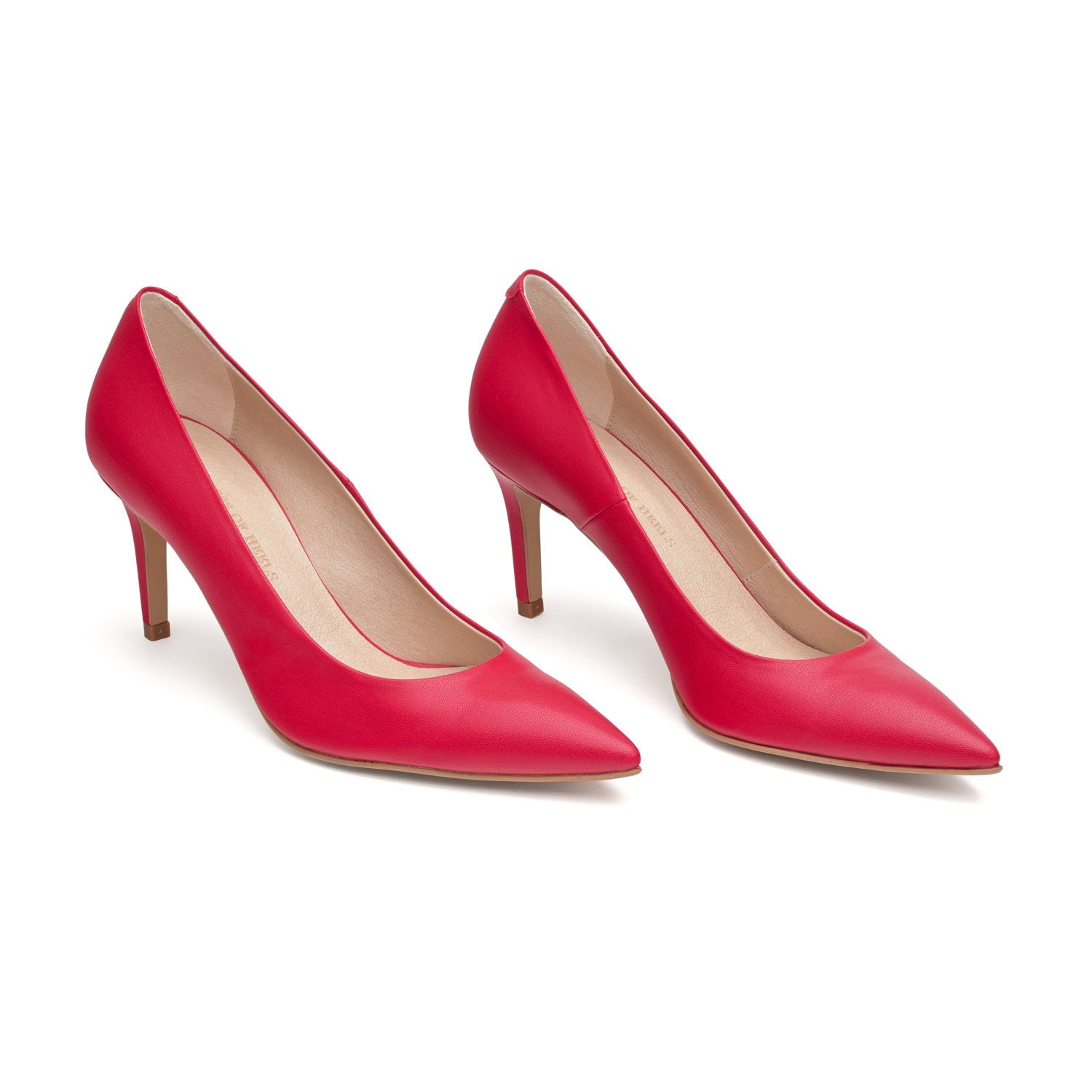 The Red - vegan pumps met 70mm hak
