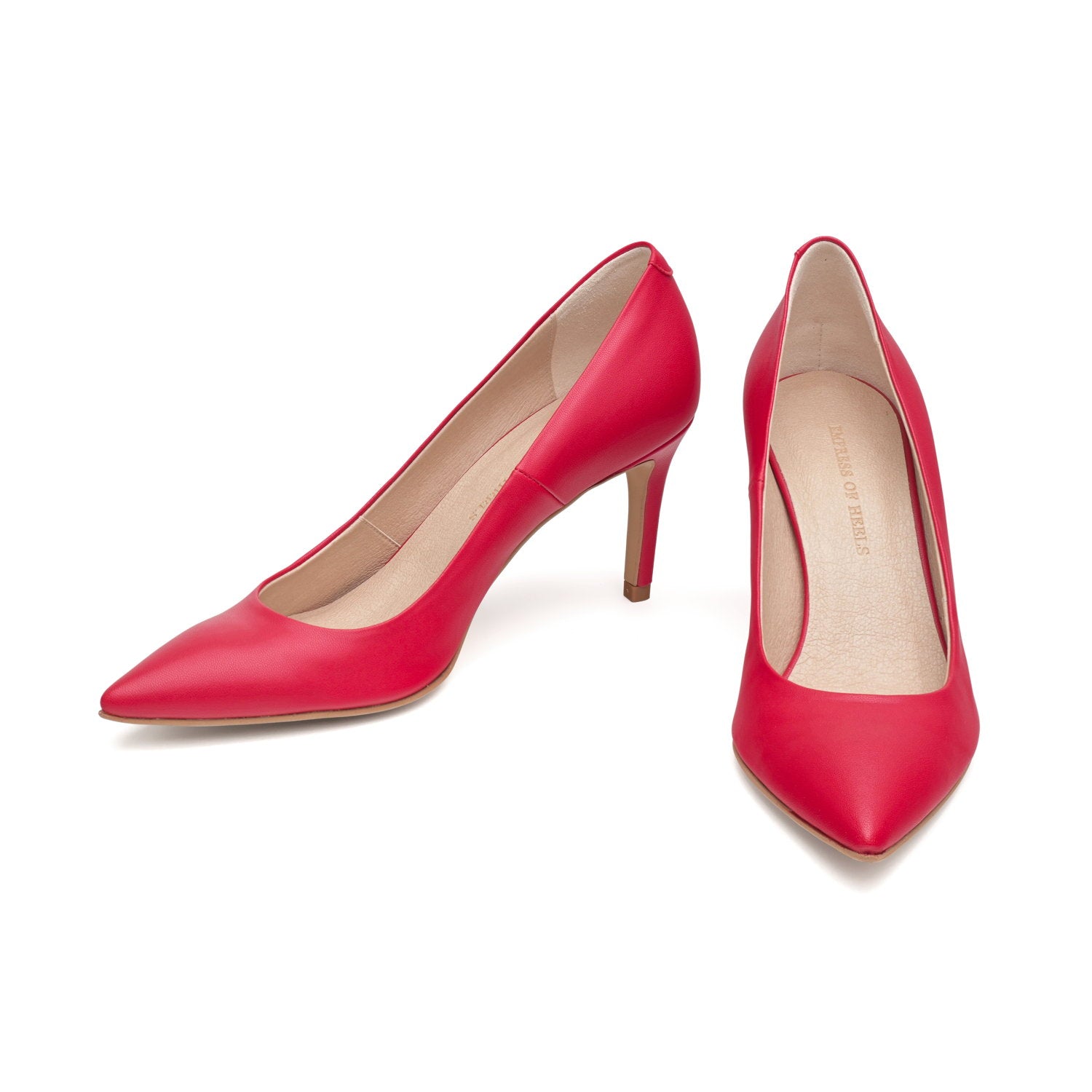 The Red - vegan 70mm heels