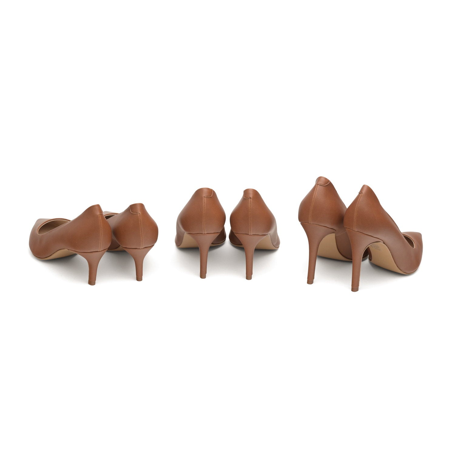 The Brown - vegan 50mm heels