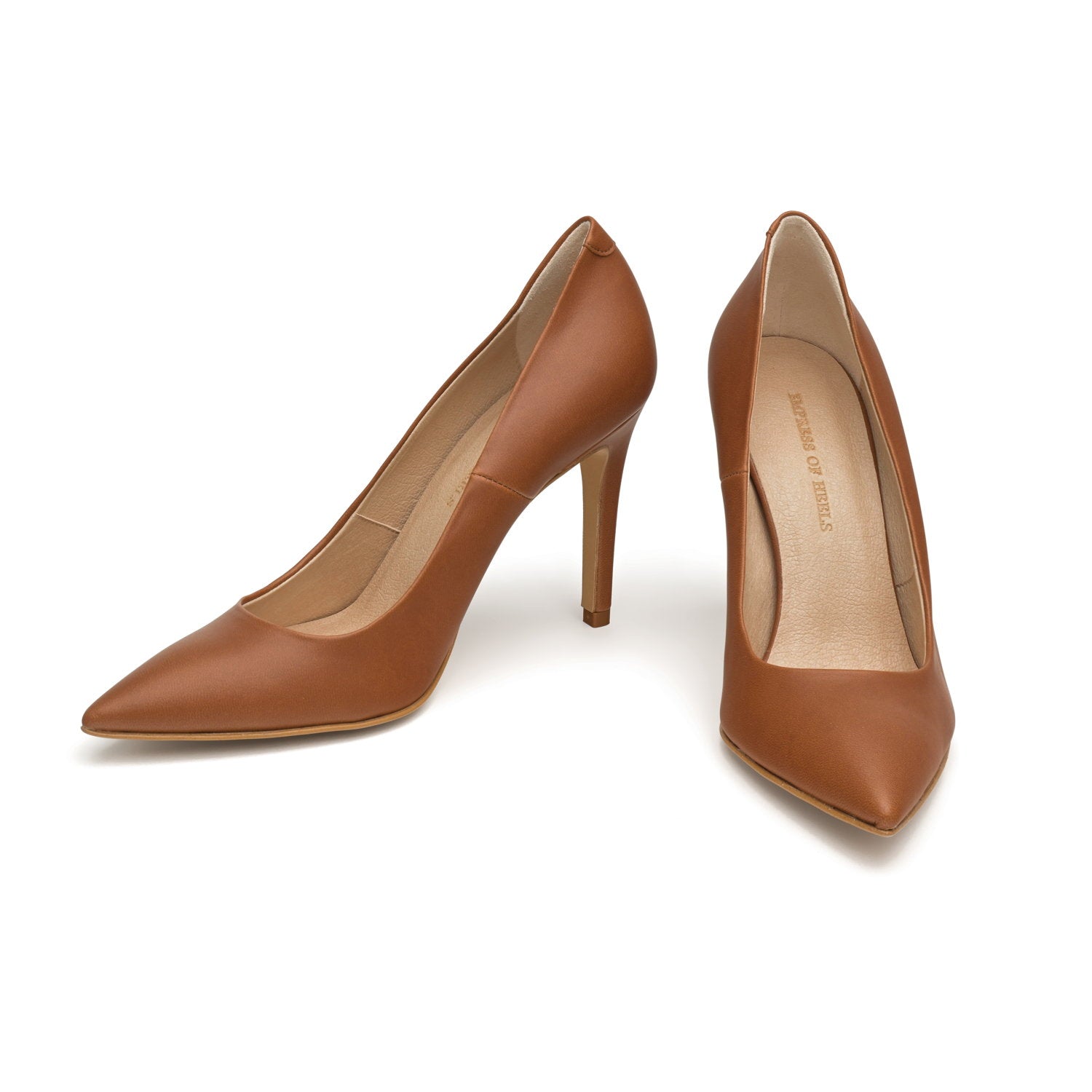The Brown - vegan 100mm heels