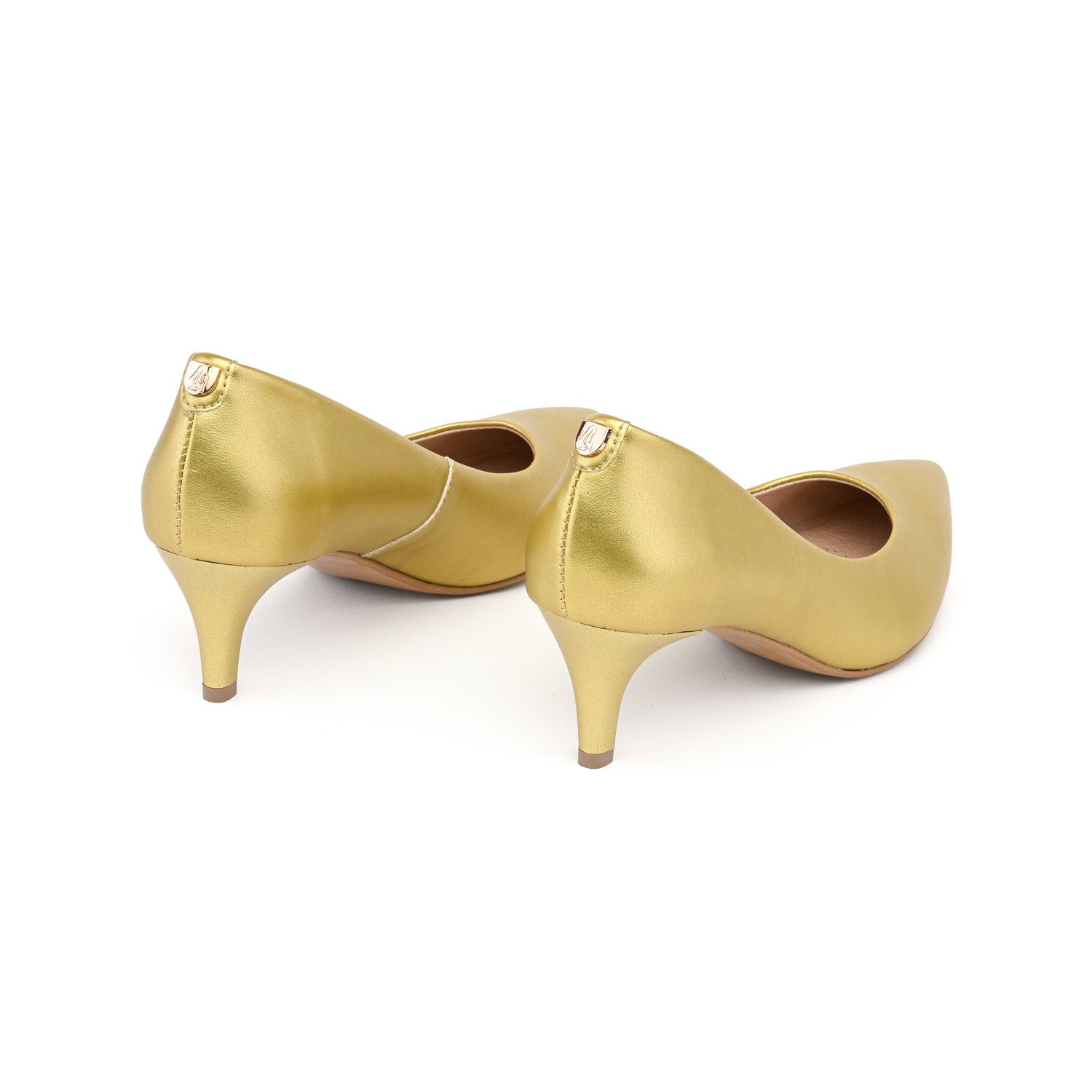 Golden Glamour - vegan 55mm heels