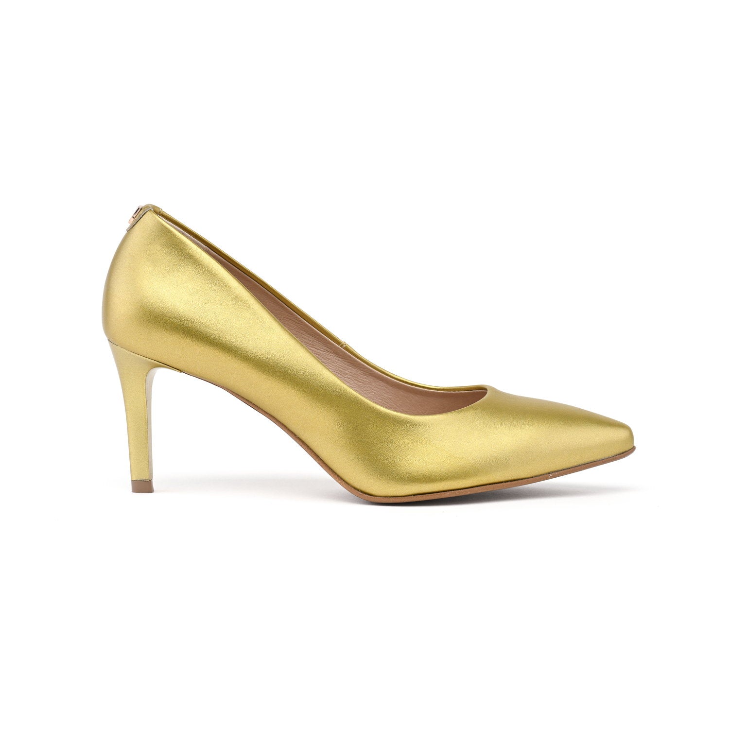 Golden Glamour - vegan 75mm heels