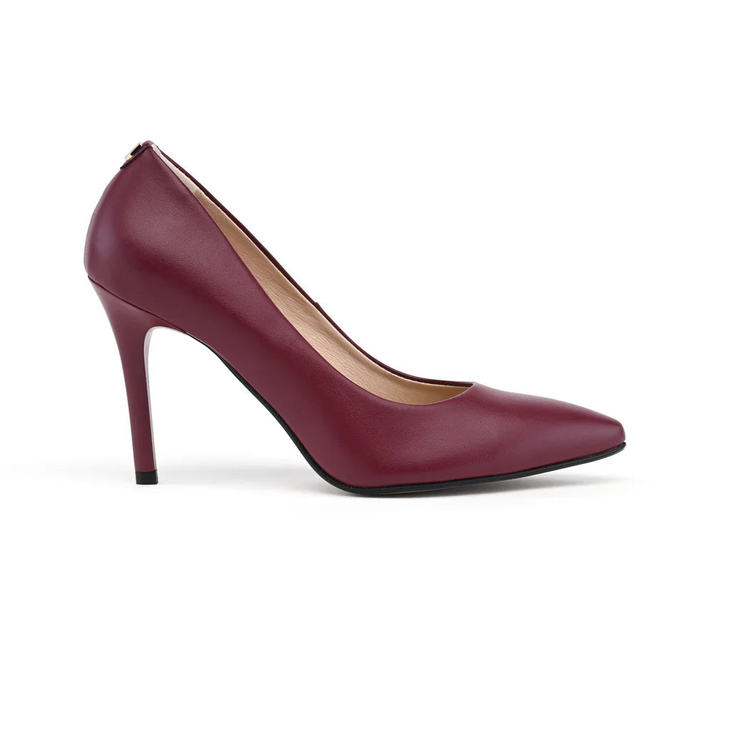 Burgundy Bliss Vegan Heels