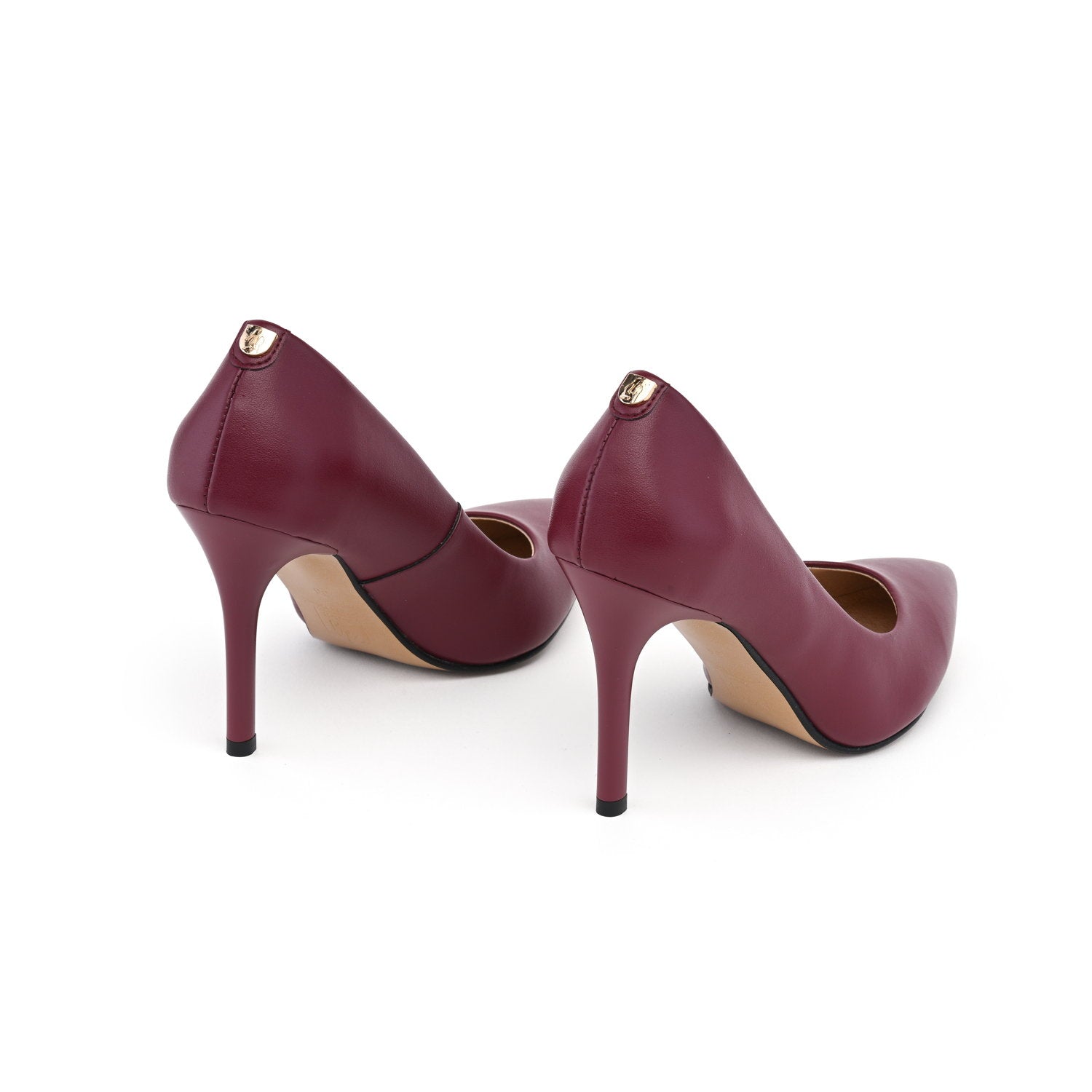 Burgundy Bliss - vegan 95mm heels