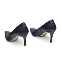 The Blue - vegan pumps met 70mm hak