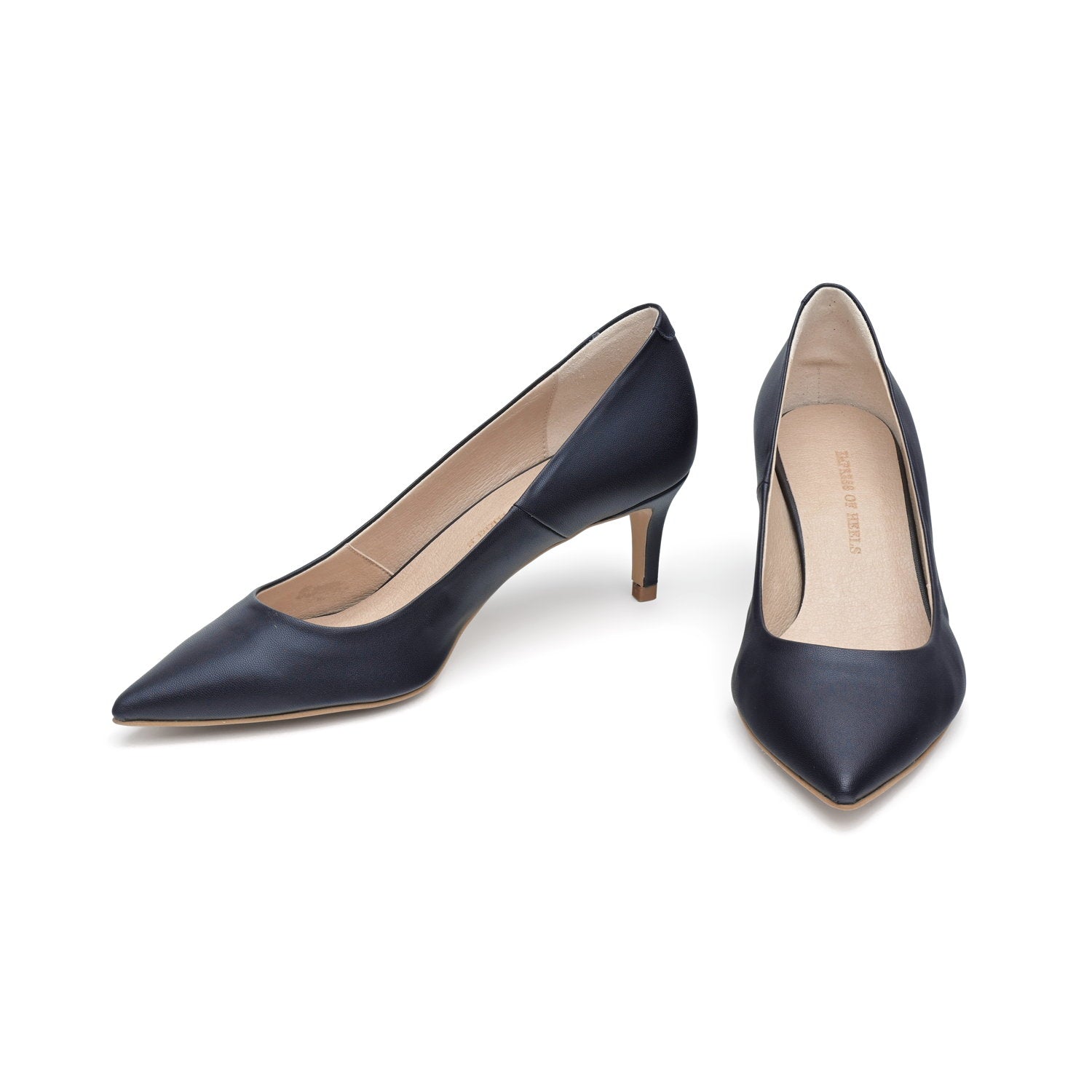 The Blue - vegan 50mm heels
