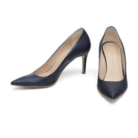 The Blue - vegan pumps met 70mm hak