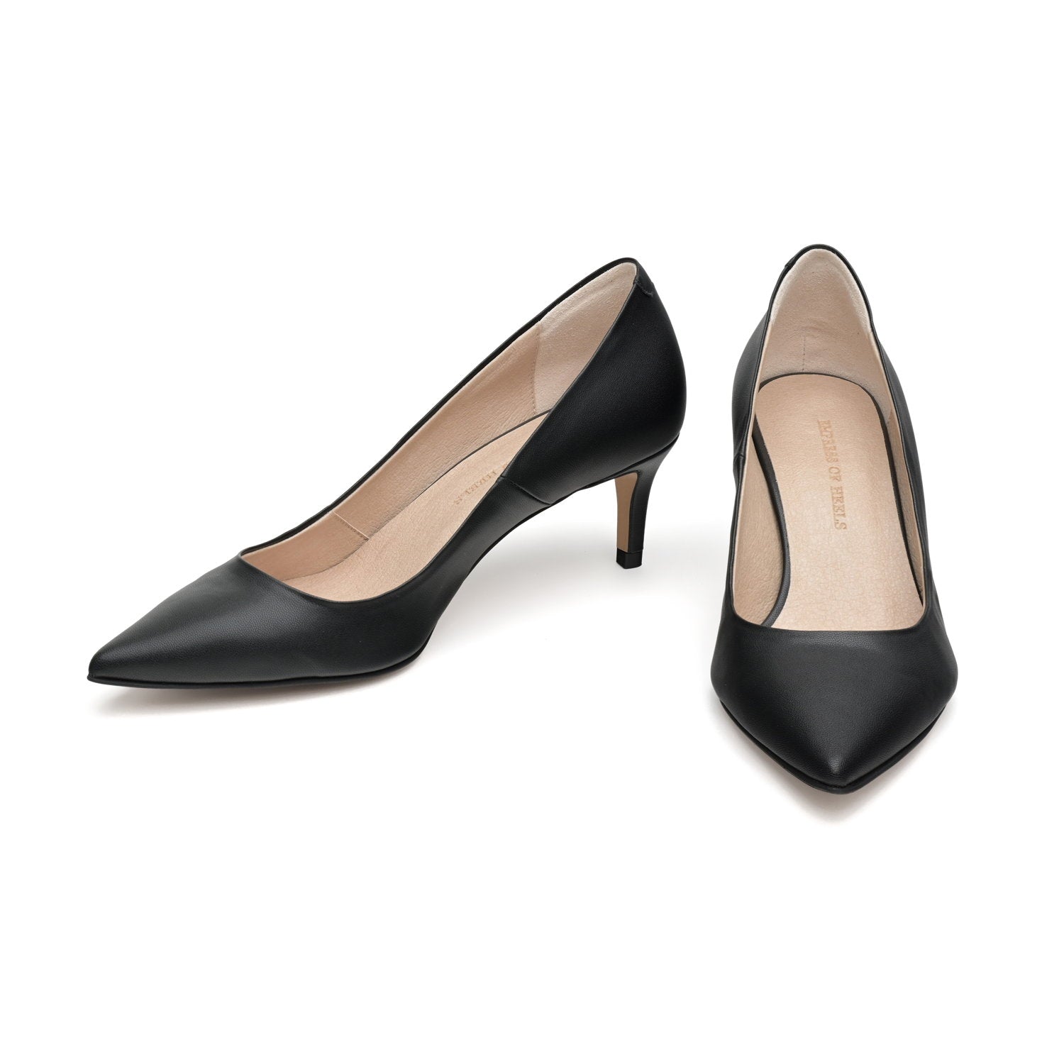 The Black - vegan 50mm heels
