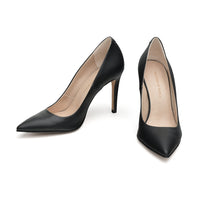 The Black - vegan pumps met 100mm hak