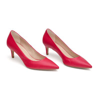 The Red - vegan 50mm heels