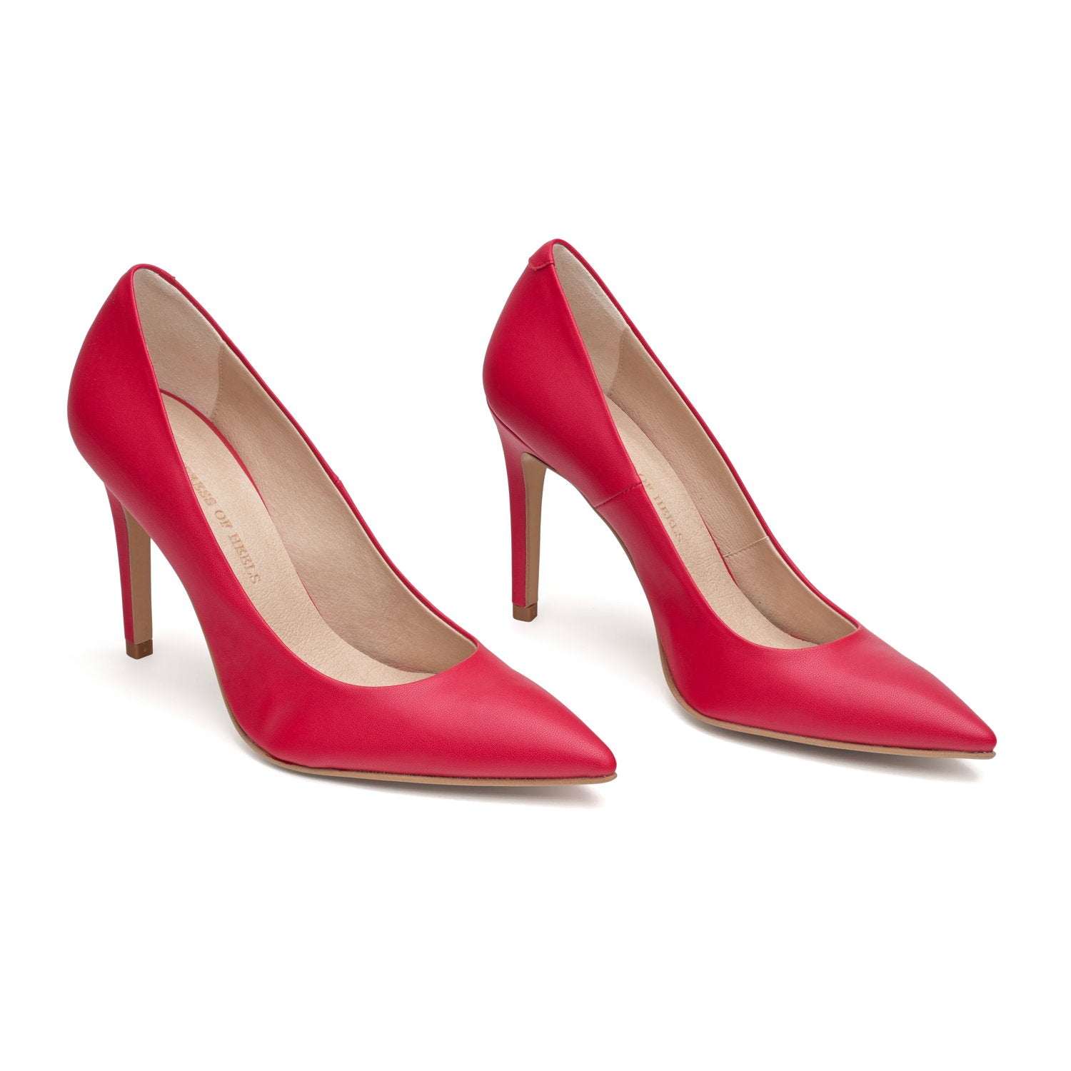 The Red - vegan 100mm heels