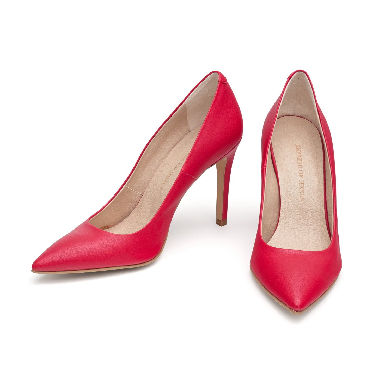 The Red - vegan 100mm heels