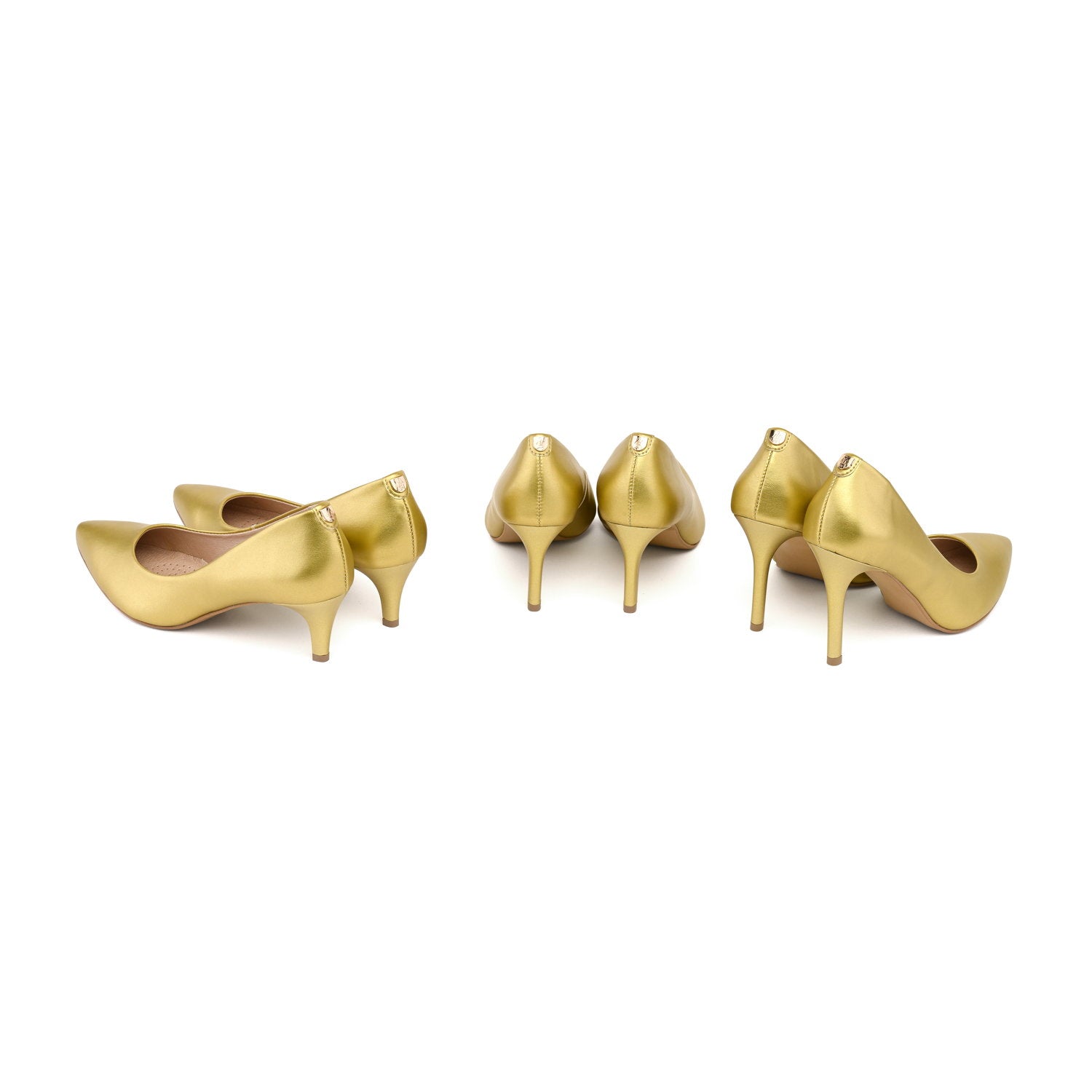 Golden Glamour - vegan 95mm heels